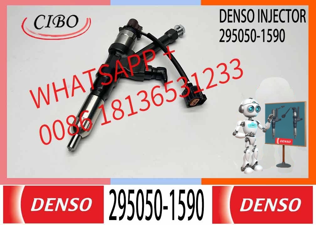 Nine brand high quality 295050-1590 tested diesel injector 295050-1590 injector 23670-E0590
