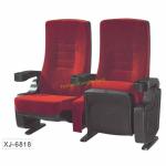 Luxury Red Velvet VIP Cinema Seating With Plastic Cup Holder / Movie Theater