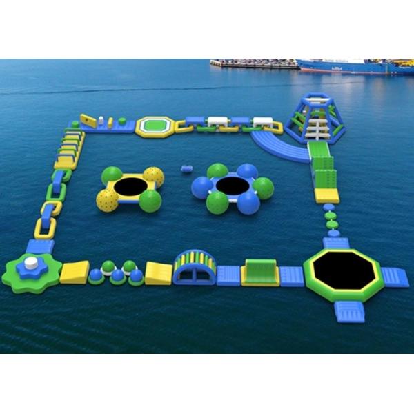 Exciting Backyard Inflatable Water Park Rentals , Blow Up Water Park For Adults