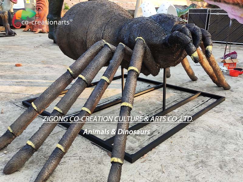 Botanical Park Realistic Animatronic Animals Spider Animatronic 2.5 meters