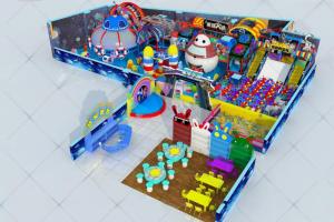China Large Space Naughty Castle Paradise Indoor Playground wholesale