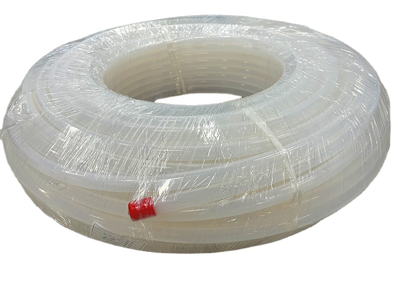 Clear ptfe tubing Cutting Service Offered Transparent PTFE Pipe for High Temperature Chemical Processing