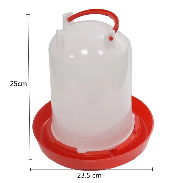 1.5kg Plastic Poultry Chicken Feeder And Drinker