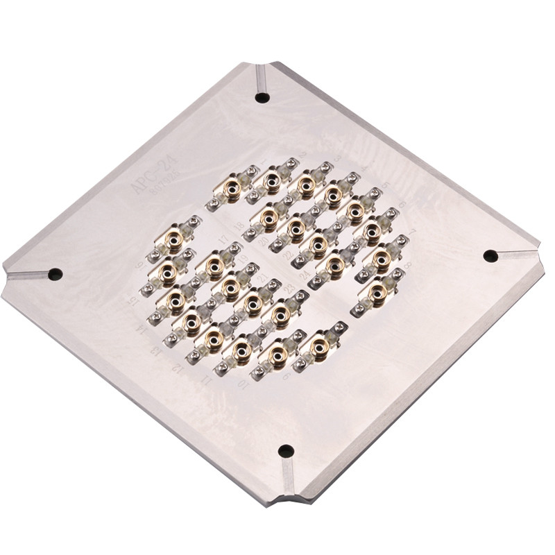 Max 24 Connectors Fc Apc Fixture for ZrO2 Ceramic Ferrules
