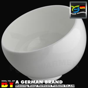 China 5 Star Hotel Supply LD Bone China 4&quot; White Porcelain Oblique Open Bowl for Sauce and Cream wholesale