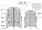 Chocolate Womens Pu Leather Coat Pleather Jacket With Embroidery / Ingot Tw75839