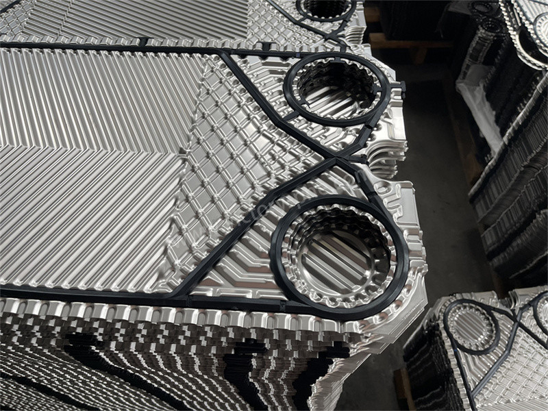 Gasketed Tranter Heat Exchanger Plates Chevron Pattern Design