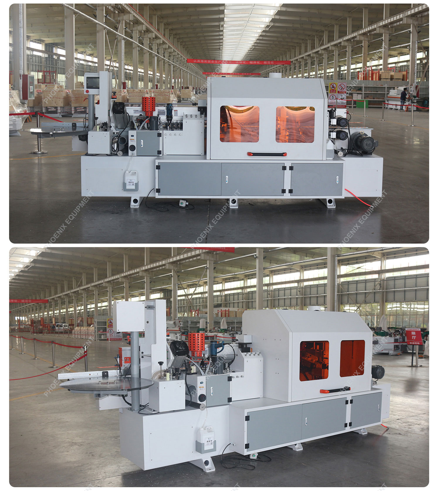 Woodworking Pre Milling Edge Banding Machine with 45 Pressure Roller Wheels and More