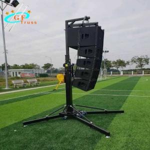 China Hang Audio Light Truss Stand Lift Light Tower Metal Stand Hand Crank wholesale