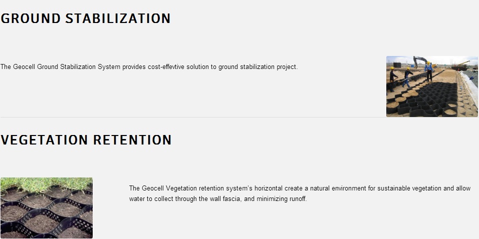3D HDPE Geoweb Geocells For Erosion Control Slope Protection