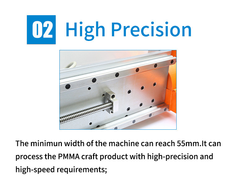 Acrylic High-Speed Double-Sided Polisher For Precision Processing 0.1-1.5mm Cutting Depth