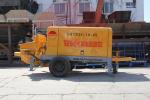 Mobile Stationary Concrete Pump , 30m3 / H Trailer Mounted Concrete Pump
