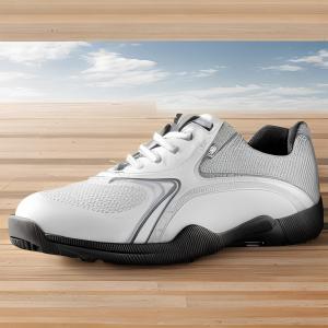China OEM ODM Leather waterproof Golf Shoes with Rubber Outsole wholesale