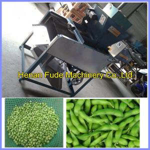 China automatic Green soy bean sheller, fresh soybean shelling machine wholesale