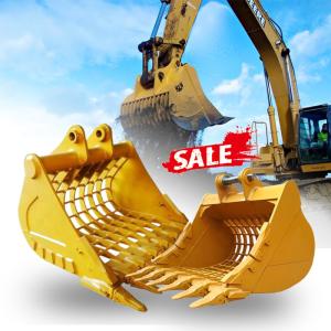 China Non Rotating Zx50 Sieve Bucket For 5 Tonne Excavator 0.6 Cbm Capacity wholesale
