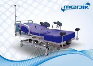 China Remote Controller Medical Maternity Bed With Telescopic Working Table wholesale
