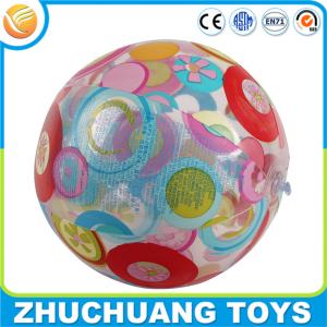 China jumbo beach ball popping with logo printing wholesale