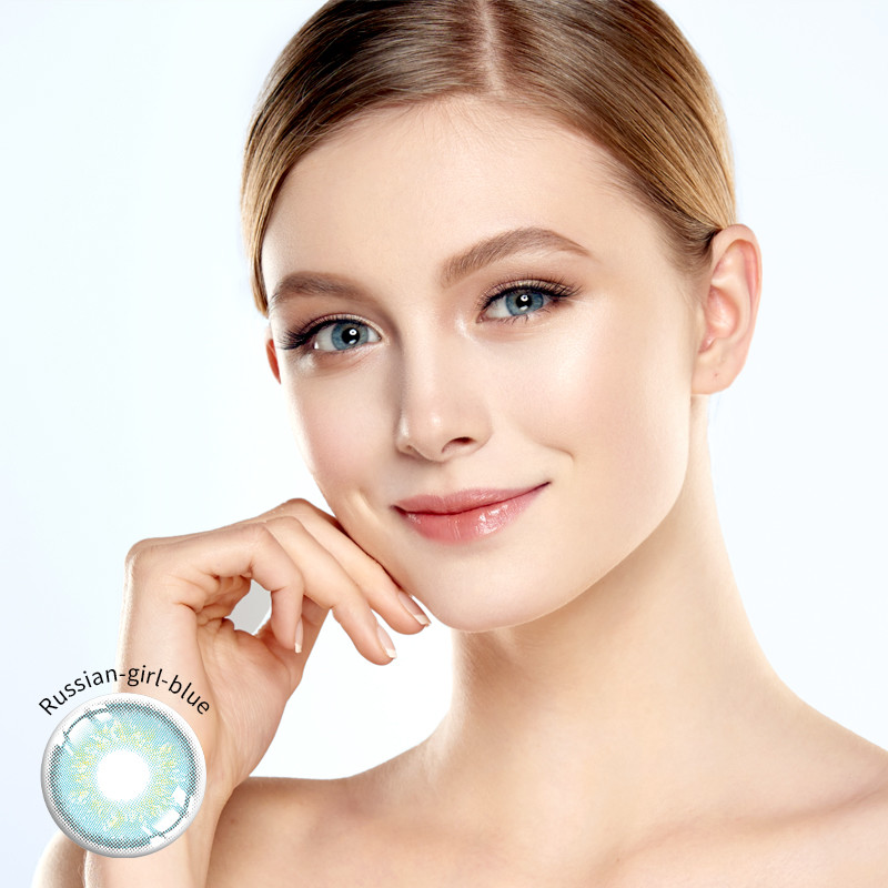 Oem Water Content Russian Dark Hazel Brown Lens Contacts 14mm