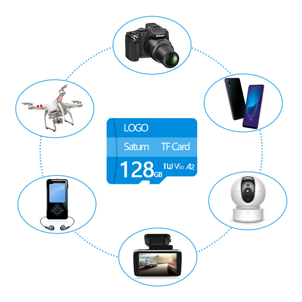 128GB Smart SD Card Class10 64GB 8GB 16GB 32GB TF Memory Card For UAV Camera