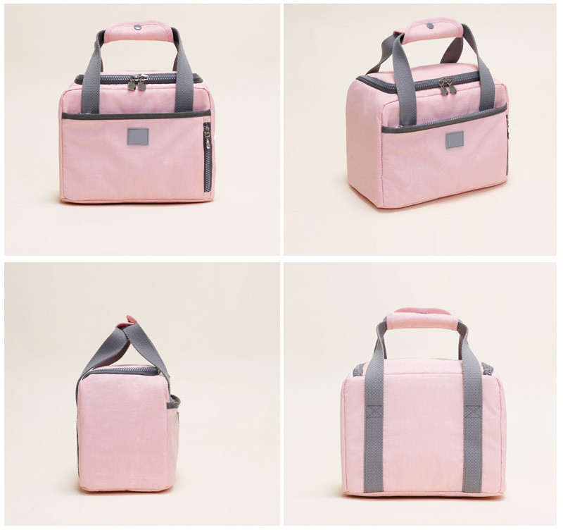 Wholesale Portable Stylish Reusable Waterproof Insulated Lunch Bag
