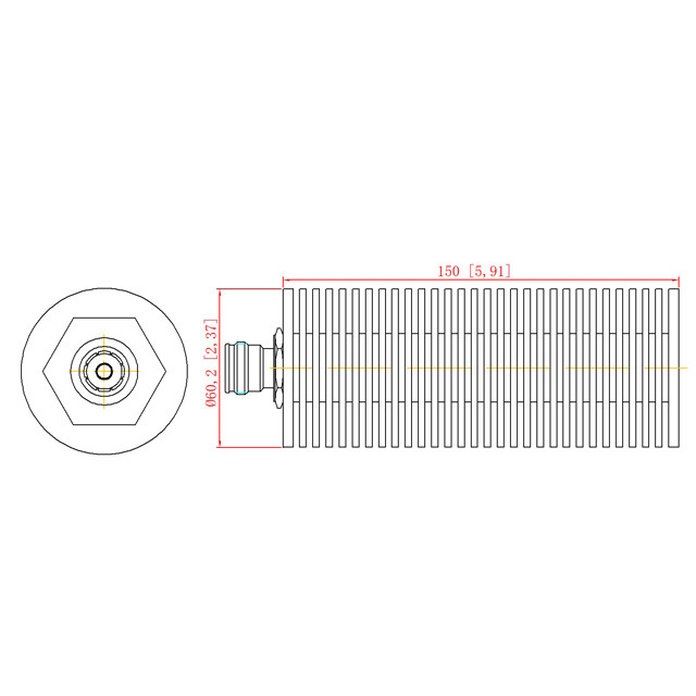DC-6GHz 100W Dummy Load / Termination Load 4.3-10 Female