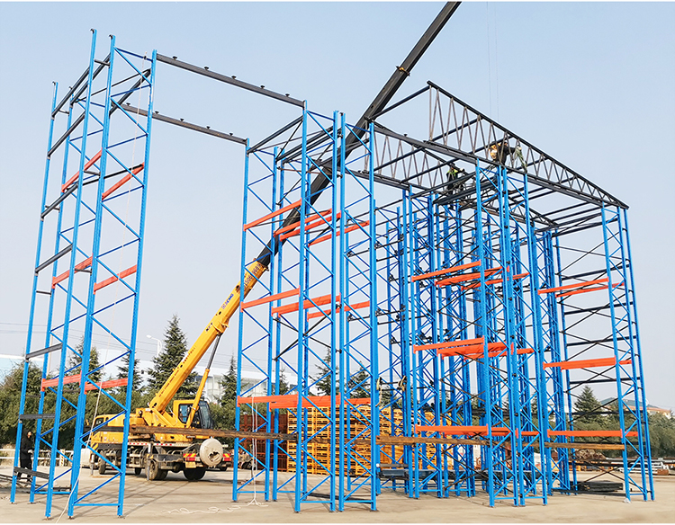 Long-lasting Warehouse Organization with Corrosion Protection Prefabricated Shelves