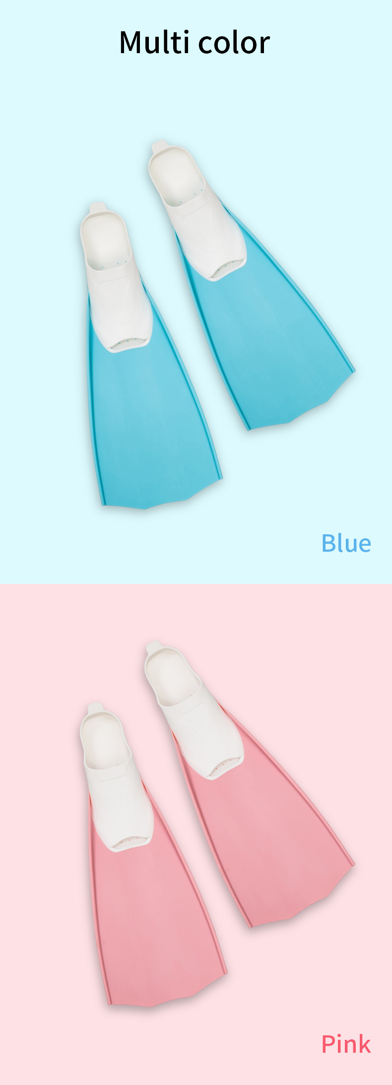 CE Certified Scuba Custom Freediving Fins Blades Accessories L/XL