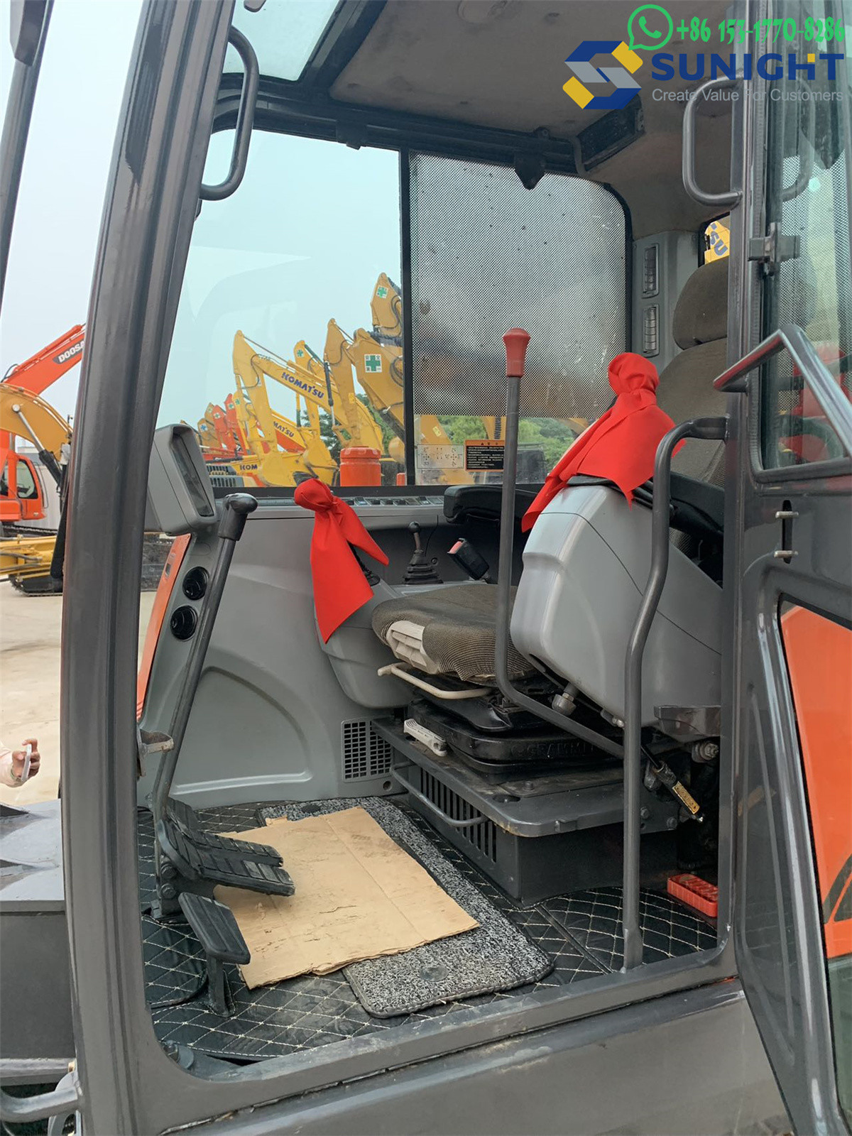 Second-Hand Doosan DX60-9C Mini Crawler Excavator Mechanical Transmission