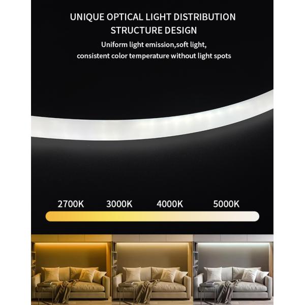 Outdoor Flexible Silicone Neon Strip Light 180 Degree Circular Waterproof LED Neon Lights