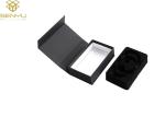 Black Mobile Accessories Packaging Handmade Magnetic Packaging Box