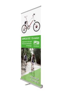 China Portable Retractable Exhibition Banners , Advertising Collapsible Banner Stand wholesale