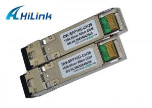 China DWDM 10GB SFP+ Module Fiber Optic Transceiver CH26 EML Transmitter SMF Cable Type wholesale