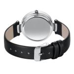 IP plated Leather Strap Quartz Watch Japan Movement 3 ATM Waterproof