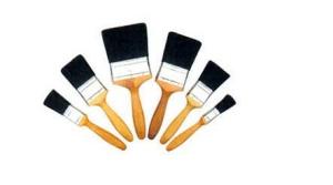 China Personalized Black Bristle Paint Brush 15mm 25mm 50 Mm wholesale