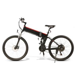 China 350w Electric Folding Mountain Bike PAS With 48V10Ah Battery wholesale