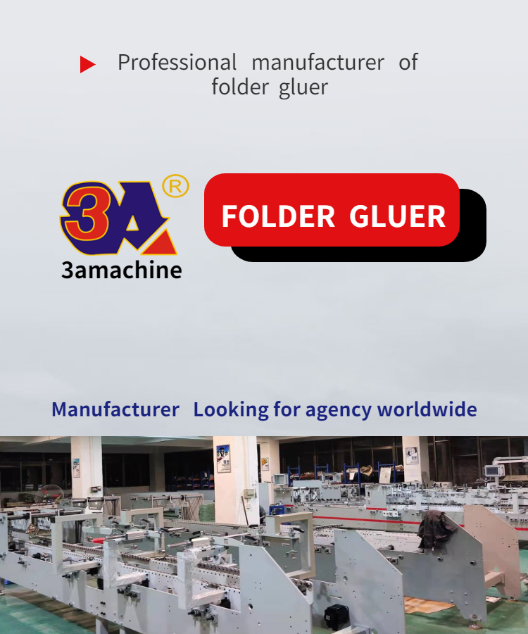 Fully Automatic Cardboard Box Folder Gluer Machine with Video Outgoing-Inspection