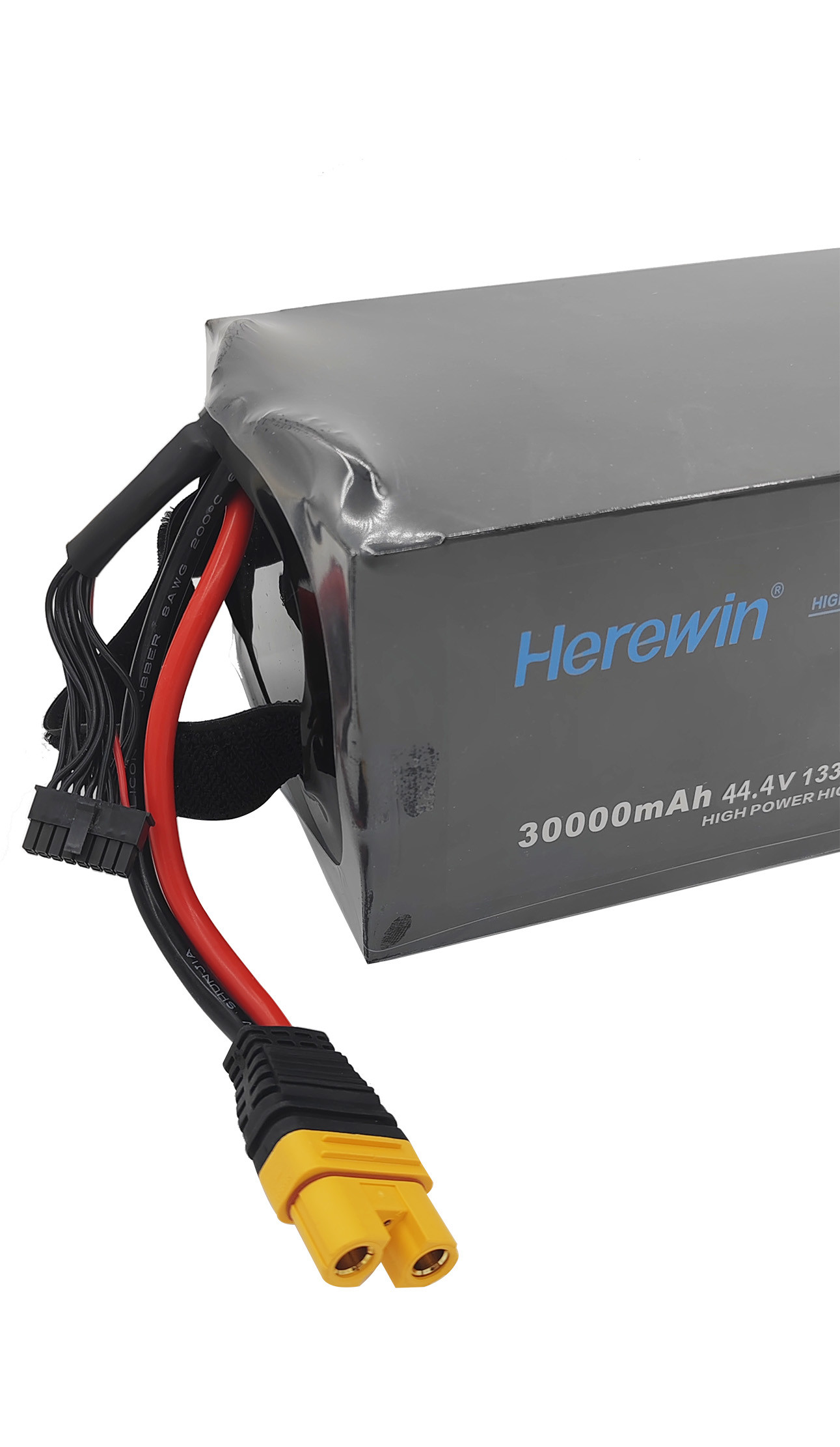25C 30000mAh Pouch Pack Lipo UAV Battery Herewin 12s Lipo Battery 44.4V