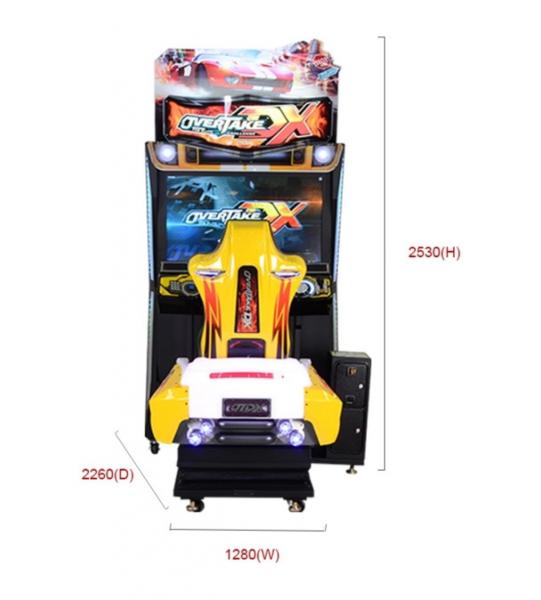 Amusement Coin Operated Arcade Car Racing Video Simulator