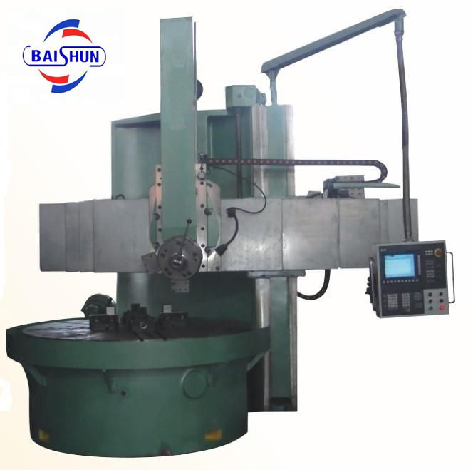 Single Column Vertical Turning Lathe Machine / Large CNC Wood Turning Lathe Machine