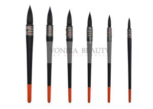 China Wooden Handle Watercolor Acrylic Paint Art Brushes Top Class Quality Squirrel Hair wholesale