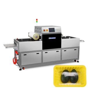 China High Speed Horizontal Sealing Machine Vacuum Meat MAP Sealing Equipment wholesale