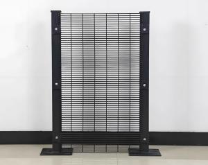 China Clear View Metal Steel Fence Anti Climb 358 High Security Fence Panel wholesale