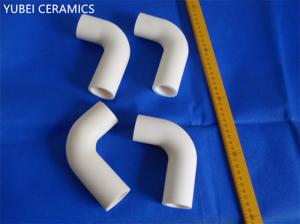 China 90° Al2O3 Alumina Ceramic Elbow , Wear Resistant Industrial Special Ceramics wholesale
