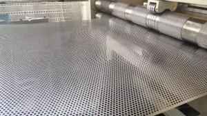 China Round Metal Mesh Aluminum Perforated Sheet 0.5 - 10mm Thickness wholesale