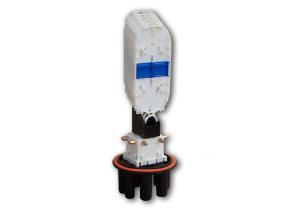 China IP68 Dome Fiber Optic Splice Closure for pole mounted , 6 small round ports wholesale
