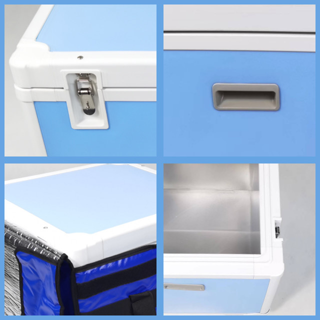 Medicine VIP Panels Cold Chain Transport Cooler Box For Vaccine Blood