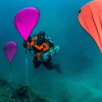 250kg Commerical Underwater Lift Bags Inflatable Marine Salvage Lifting Bags
