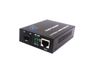 China 10Gbps SFP Fiber To RJ45 Converter 10G 2~120KM Transmision Distance wholesale