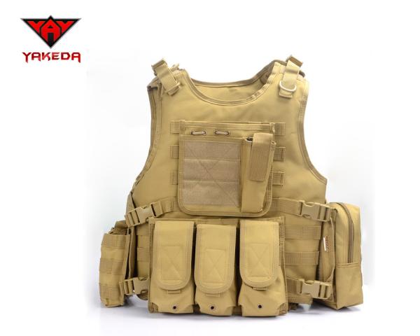 Police & Military tactical Gear Outdool Vest Molle Airsoft Paintball Plate