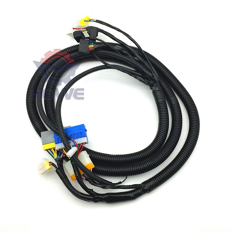 PC200-7 PC300-7 Electric Parts Excavator Monitor Wiring Harness 208-53-12920 Part name